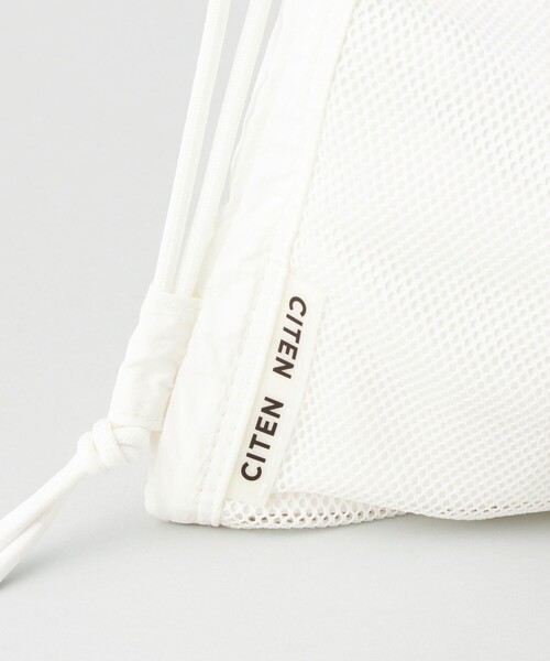 CITEN（シテン）の「＜CITEN＞メッシュコンビ ナップサック（バックパック/リュック・レディース・ブラック/シルバー/ホワイト・FREE）」の16枚目の写真