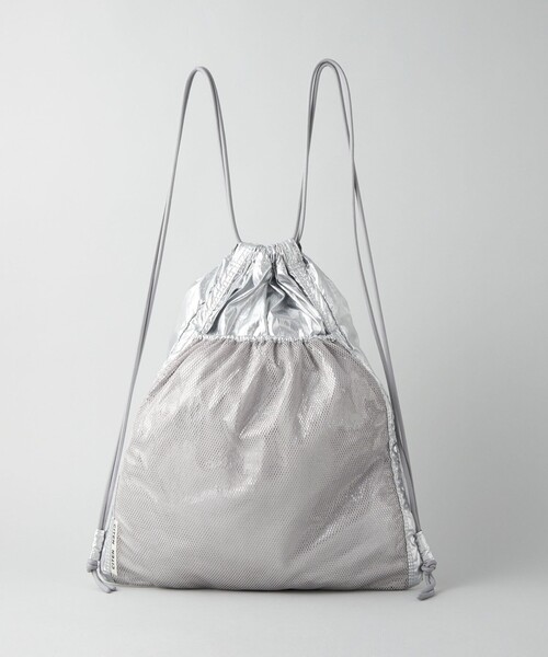 CITEN（シテン）の「＜CITEN＞メッシュコンビ ナップサック（バックパック/リュック・レディース・ブラック/シルバー/ホワイト・FREE）」の19枚目の写真