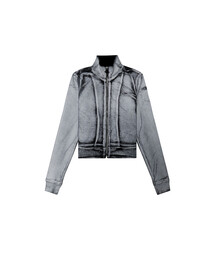 Diesel D-Emy-S ジップアップデニムジャケット jentlouis DIESEL（ディーゼル）の「レディース スウェット デニム D-EMY-S