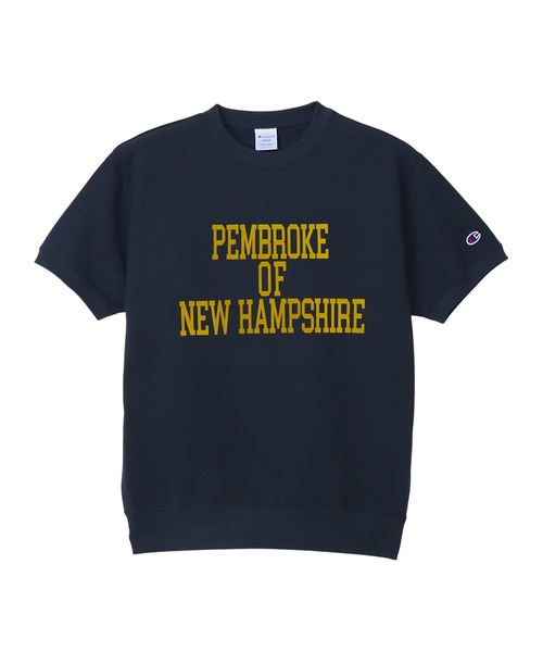 Champion(チャンピオン)の「【Champion/チャンピオン】メンズ ベーシック ショートスリーブクルーネックスウェットシャツ(スウェット・メンズ・ライトグリーン/ネイビー/オフホワイト/グレー・SMALL/MEDIUM/LARGE/X-LARGE)」の4枚目の写真