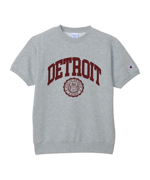 Champion(チャンピオン)の「【Champion/チャンピオン】メンズ ベーシック ショートスリーブクルーネックスウェットシャツ(スウェット・メンズ・ライトグリーン/ネイビー/オフホワイト/グレー・SMALL/MEDIUM/LARGE/X-LARGE)」の1枚目の写真