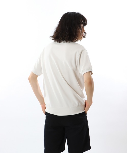 Champion(チャンピオン)の「【Champion/チャンピオン】メンズ ベーシック ショートスリーブクルーネックスウェットシャツ(スウェット・メンズ・ライトグリーン/ネイビー/オフホワイト/グレー・SMALL/MEDIUM/LARGE/X-LARGE)」の7枚目の写真