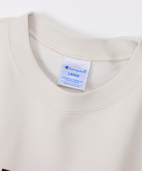 Champion(チャンピオン)の「【Champion/チャンピオン】メンズ ベーシック ショートスリーブクルーネックスウェットシャツ(スウェット・メンズ・ライトグリーン/ネイビー/オフホワイト/グレー・SMALL/MEDIUM/LARGE/X-LARGE)」の14枚目の写真