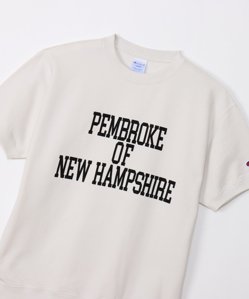 Champion(チャンピオン)の「【Champion/チャンピオン】メンズ ベーシック ショートスリーブクルーネックスウェットシャツ(スウェット・メンズ・ライトグリーン/ネイビー/オフホワイト/グレー・SMALL/MEDIUM/LARGE/X-LARGE)」の13枚目の写真