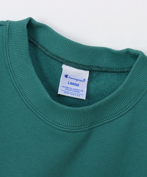 Champion(チャンピオン)の「【Champion/チャンピオン】メンズ ベーシック ショートスリーブクルーネックスウェットシャツ(スウェット・メンズ・ライトグリーン/ネイビー/オフホワイト/グレー・SMALL/MEDIUM/LARGE/X-LARGE)」の22枚目の写真
