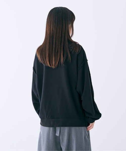 Ellno Loset（エルノロゼット）の「ダメージタックスウェット（スウェット・メンズ・グレー/ブラック・SMALL/LARGE/MEDIUM）」の8枚目の写真