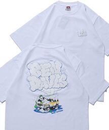 BEN DAVIS（ベンデイビス）の「【BEN DAVIS(ベンデイビス)】WASHING A CAR TEE / 半袖Tシャツ クルーネック オーバーサイズ ブランドロゴ フロント 発泡（Tシャツ/カットソー・メンズ）」