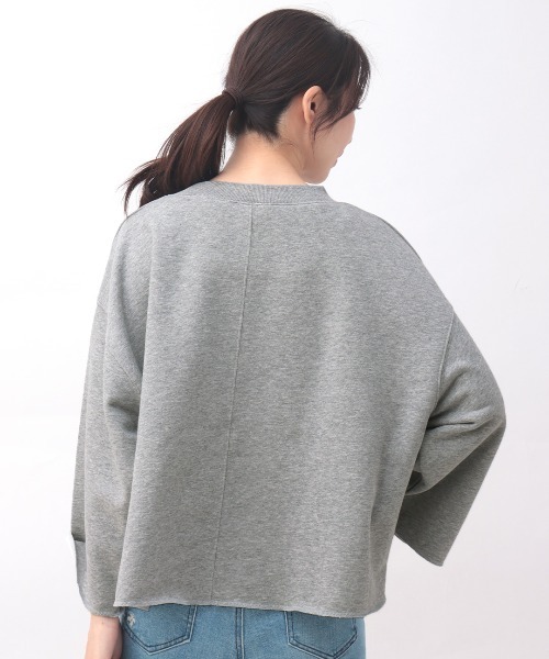 チチカカ(チチカカ)の「ロゴスウェットプルオーバー【大きいサイズ】(Tシャツ/カットソー・レディース・チャコールグレー/ライトグレー/ホワイト・3L)」の14枚目の写真