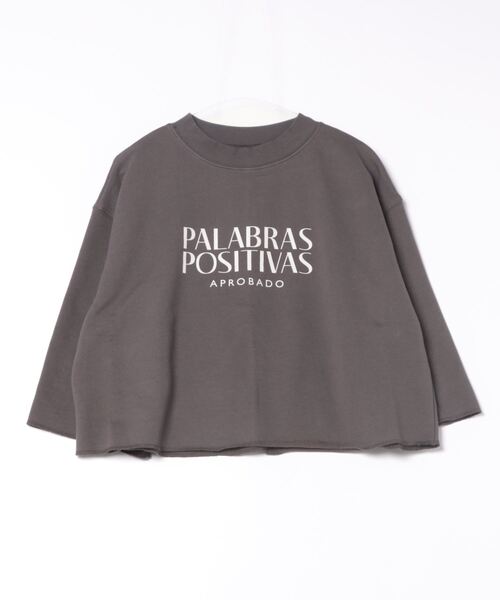 チチカカ(チチカカ)の「ロゴスウェットプルオーバー【大きいサイズ】(Tシャツ/カットソー・レディース・チャコールグレー/ライトグレー/ホワイト・3L)」の4枚目の写真