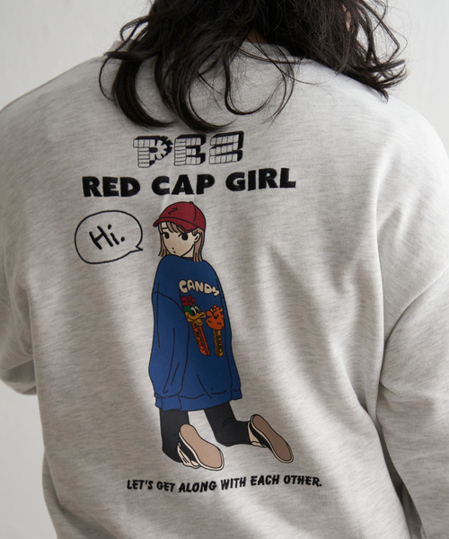Red Cap Girl(レッドキャプガール)の「PEZ×Red Cap Girl コラボクルーネック(スウェット・メンズ・オフホワイト/ネイビー/ダークグレー/ライトグレー・L/M)」の14枚目の写真
