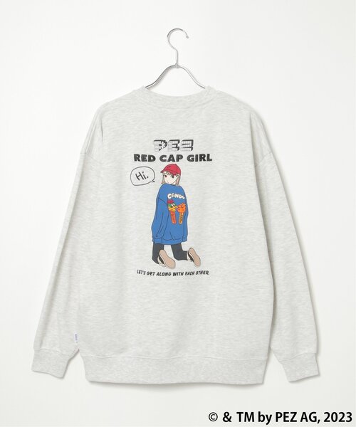 Red Cap Girl(レッドキャプガール)の「PEZ×Red Cap Girl コラボクルーネック(スウェット・メンズ・オフホワイト/ネイビー/ダークグレー/ライトグレー・L/M)」の9枚目の写真