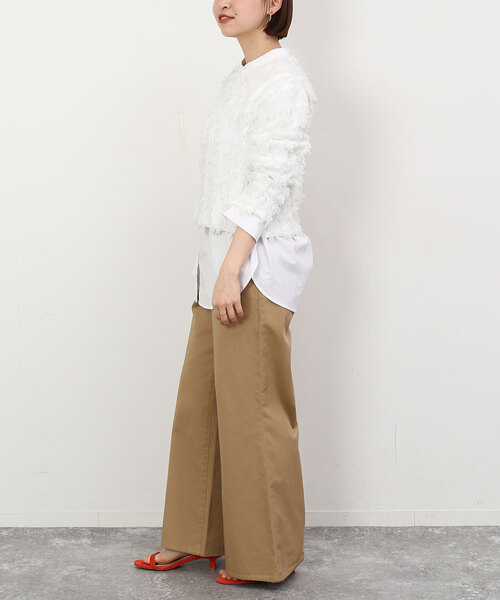 SLOBE IENA（スローブイエナ）の「フリンジニットプルオーバー