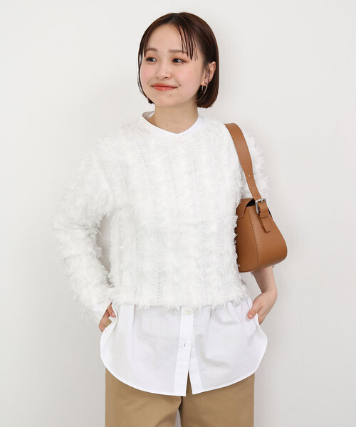 ★新品未使用★SLOBE IENA フリンジニットプルオーバー SLOBE IENA｜フリンジニットプルオーバー | Rakuten Fashion