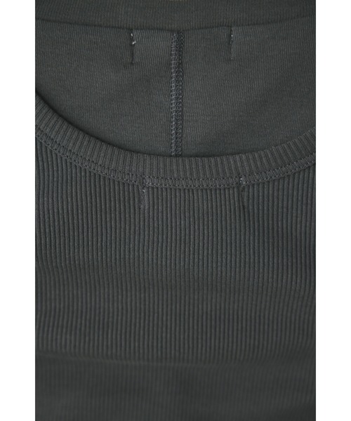 STYLEMIXER（スタイルミキサー）の「2ピースシアーレイヤードトップ（Tシャツ/カットソー・レディース・ライトベージュ/サックスブルー/ホワイト/チャコールグレー・FREE）」の19枚目の写真