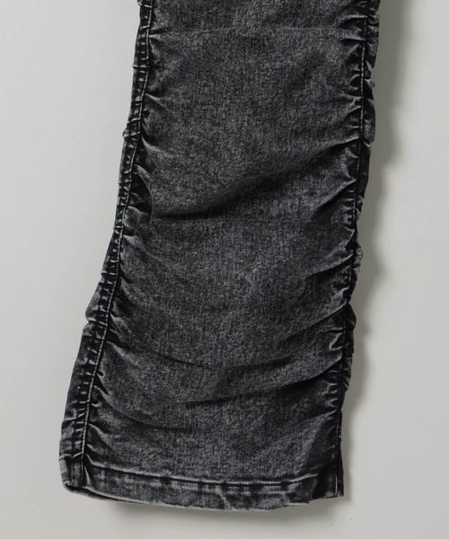 JEANASIS（ジーナシス）の「シャーリングデニムパンツ/106339（デニムパンツ・レディース・ブラック/グレー系その他・MEDIUM/SMALL）」の6枚目の写真