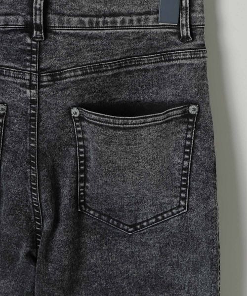 JEANASIS（ジーナシス）の「シャーリングデニムパンツ/106339（デニムパンツ・レディース・ブラック/グレー系その他・MEDIUM/SMALL）」の4枚目の写真