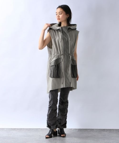 JEANASIS（ジーナシス）の「シャーリングデニムパンツ/106339（デニムパンツ・レディース・ブラック/グレー系その他・MEDIUM/SMALL）」の17枚目の写真