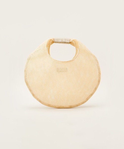 LE VERNIS（ル・ベルニ）の「LE VERNIS(ル・ベルニ)Mesh round bag S（ハンドバッグ・レディース・レッド/ライム/ベージュ/ブラック・FREE）」の19枚目の写真