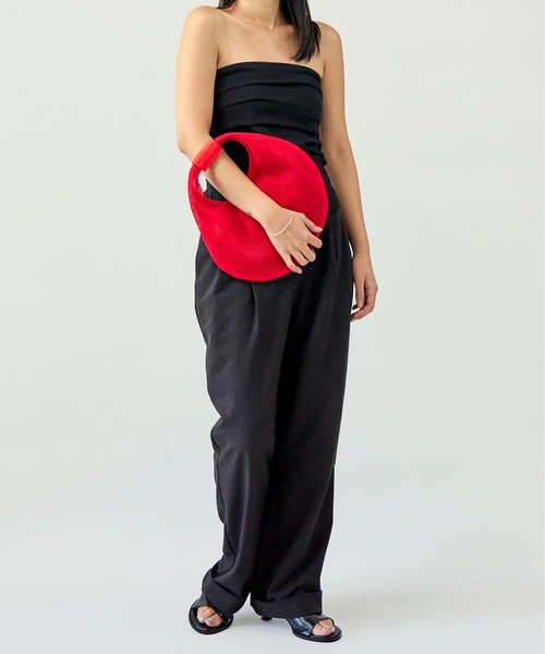 LE VERNIS（ル・ベルニ）の「LE VERNIS(ル・ベルニ)Mesh round bag S（ハンドバッグ・レディース・レッド/ライム/ベージュ/ブラック・FREE）」の14枚目の写真