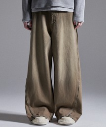 GRANCY(�O�����V�[)�́yGRANCY�zZipDesign Buggy DenimPants / �W�b�v�f�U�C�� �o�M�[�f�j�� �p���c(�f�j���p���c)