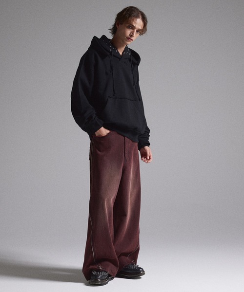 GRANCY】ZipDesign Buggy DenimPants / ジップデザイン バギーデニム