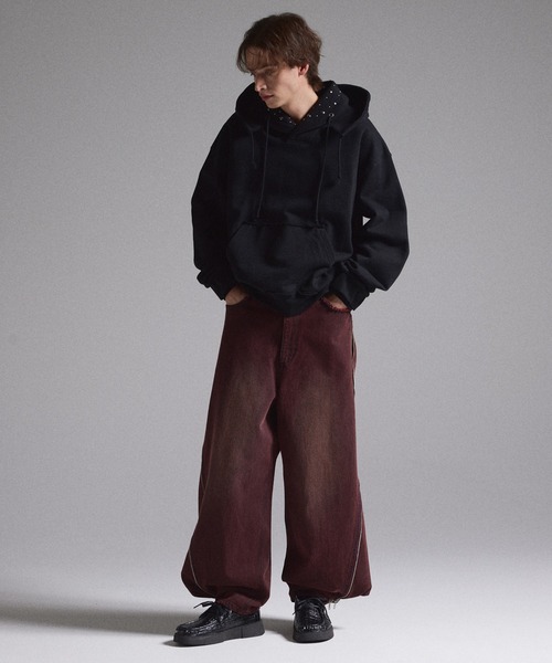 GRANCY】ZipDesign Buggy DenimPants / ジップデザイン バギーデニム