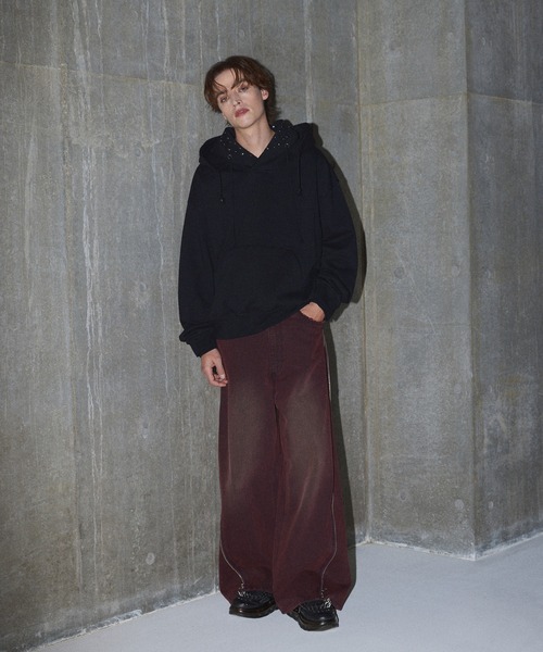 GRANCY】ZipDesign Buggy DenimPants / ジップデザイン バギーデニム