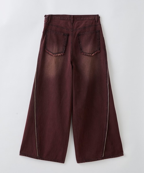 GRANCY】ZipDesign Buggy DenimPants / ジップデザイン バギーデニム