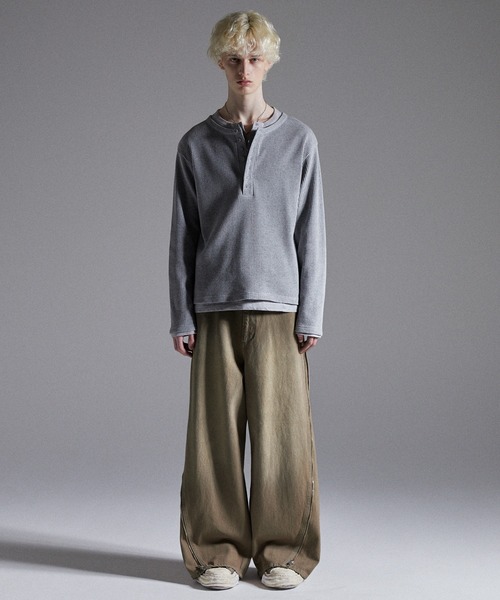 cvtvlist DENIMBAGGY PANTS バギー GRANCYZipDesign Buggy DenimPants 