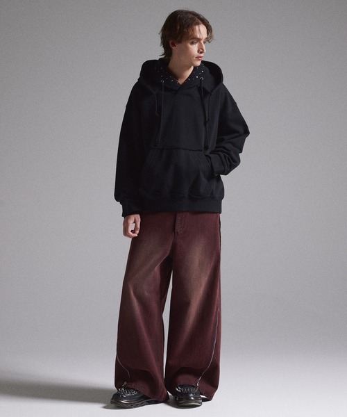 GRANCY】ZipDesign Buggy DenimPants / ジップデザイン バギーデニム