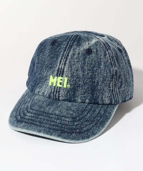 MEI/メイ】MEI LOW CAP DENIM/ロゴ刺繍デニムローキャップ