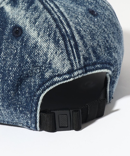 MEI(メイ)の「【MEI/メイ】MEI LOW CAP DENIM/ロゴ刺繍デニムローキャップ(キャップ・メンズ・ブラック/ダークインディゴブルー/ライトインディゴブルー・FREE)」の4枚目の写真