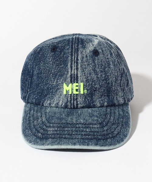 MEI(メイ)の「【MEI/メイ】MEI LOW CAP DENIM/ロゴ刺繍デニムローキャップ(キャップ・メンズ・ブラック/ダークインディゴブルー/ライトインディゴブルー・FREE)」の12枚目の写真