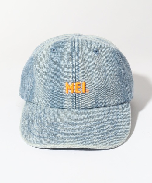MEI(メイ)の「【MEI/メイ】MEI LOW CAP DENIM/ロゴ刺繍デニムローキャップ(キャップ・メンズ・ブラック/ダークインディゴブルー/ライトインディゴブルー・FREE)」の16枚目の写真