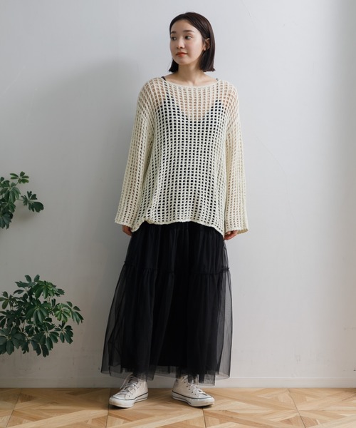 AMERICAN RAG CIE(アメリカンラグシー)の「【ARC】スパンコールメッシュPO(その他トップス・レディース・ブルー/オフホワイト/ブラック・FREE)」の8枚目の写真