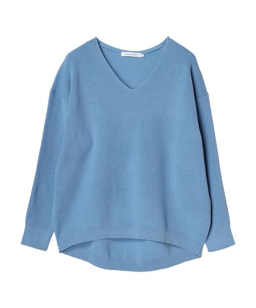 セール】Vネック片畦ニットプルオーバー（ニット/セーター）｜AMERICAN