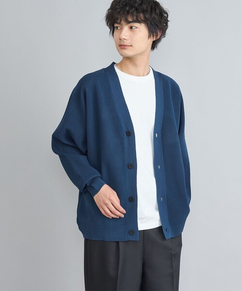 coen（コーエン）の「【アンチピリングニット】スポンディッシュクレイジーVネックカーディガン（カーディガン/ボレロ・メンズ・オフホワイト/ブラック/ネイビー・S/M/L/XL）」の3枚目の写真