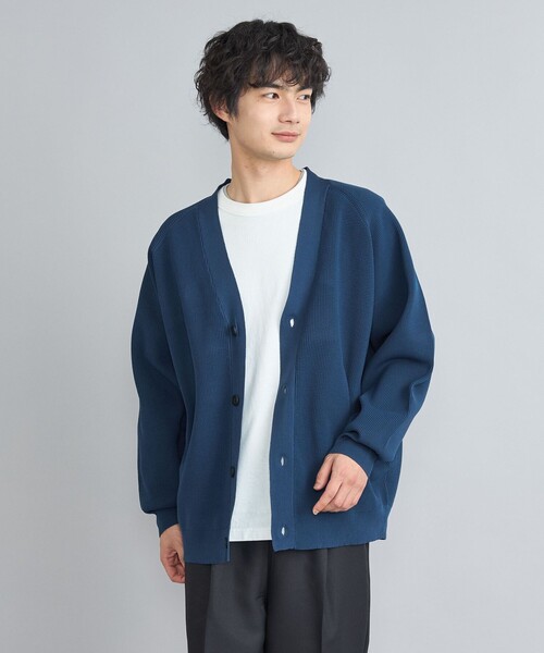 coen（コーエン）の「【アンチピリングニット】スポンディッシュクレイジーVネックカーディガン（カーディガン/ボレロ・メンズ・オフホワイト/ブラック/ネイビー・S/M/L/XL）」の5枚目の写真