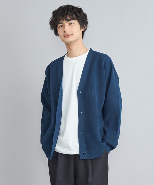 coen（コーエン）の「【アンチピリングニット】スポンディッシュクレイジーVネックカーディガン（カーディガン/ボレロ・メンズ・オフホワイト/ブラック/ネイビー・S/M/L/XL）」の7枚目の写真