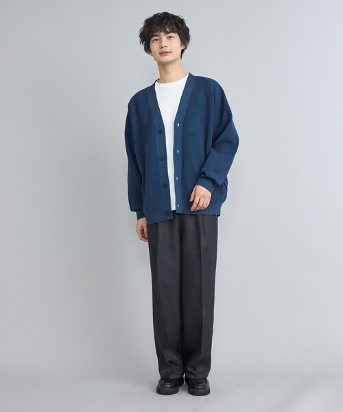 coen（コーエン）の「【アンチピリングニット】スポンディッシュクレイジーVネックカーディガン（カーディガン/ボレロ・メンズ・オフホワイト/ブラック/ネイビー・S/M/L/XL）」の8枚目の写真