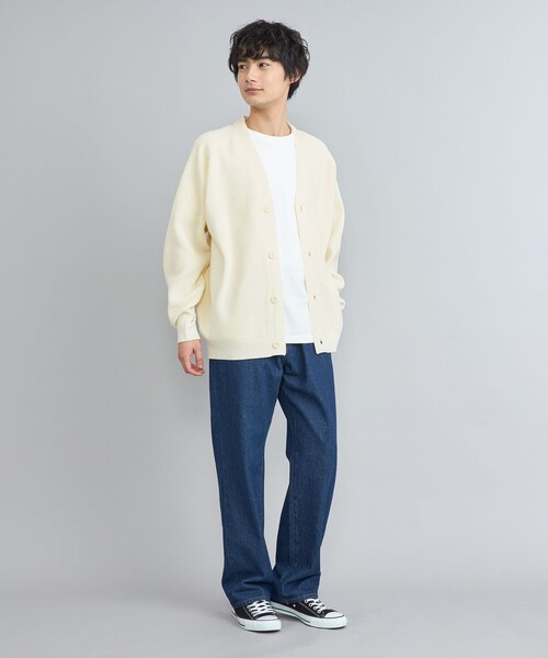 coen（コーエン）の「【アンチピリングニット】スポンディッシュクレイジーVネックカーディガン（カーディガン/ボレロ・メンズ・オフホワイト/ブラック/ネイビー・S/M/L/XL）」の11枚目の写真