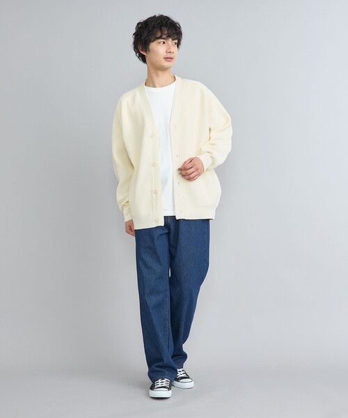 coen（コーエン）の「【アンチピリングニット】スポンディッシュクレイジーVネックカーディガン（カーディガン/ボレロ・メンズ・オフホワイト/ブラック/ネイビー・S/M/L/XL）」の13枚目の写真