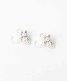 ラインプチパールノンホールピアス / 104310