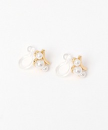 ラインプチパールノンホールピアス / 104310