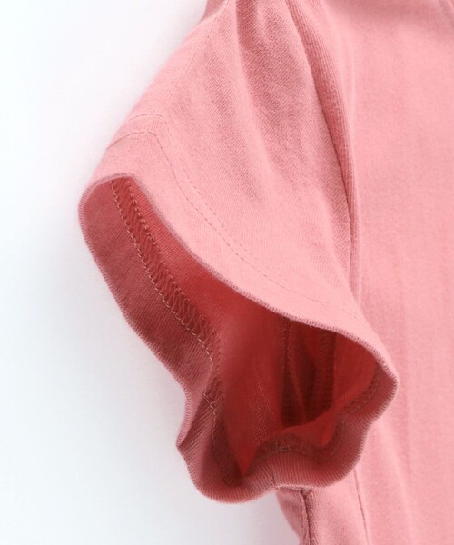 DRC branshes(ディーアールシーブランシェス)の「【WEB限定/DRC/お肌に嬉しい綿100%】サイド切替フレア半袖ワンピース(ワンピース・キッズ・フューシャピンク/チャコールグレー/ブルーグレー/ブラック/ラベンダー・120/140/100/150/90/110/130)」の7枚目の写真