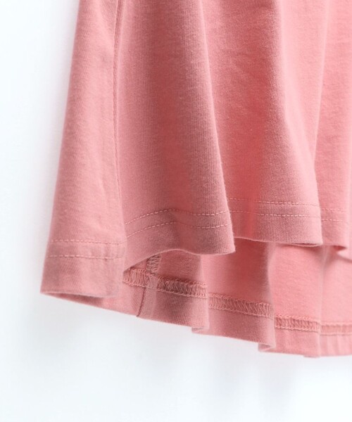 DRC branshes(ディーアールシーブランシェス)の「【WEB限定/DRC/お肌に嬉しい綿100%】サイド切替フレア半袖ワンピース(ワンピース・キッズ・フューシャピンク/チャコールグレー/ブルーグレー/ブラック/ラベンダー・120/140/100/150/90/110/130)」の9枚目の写真
