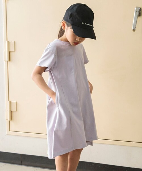 DRC branshes(ディーアールシーブランシェス)の「【WEB限定/DRC/お肌に嬉しい綿100%】サイド切替フレア半袖ワンピース(ワンピース・キッズ・フューシャピンク/チャコールグレー/ブルーグレー/ブラック/ラベンダー・120/140/100/150/90/110/130)」の17枚目の写真