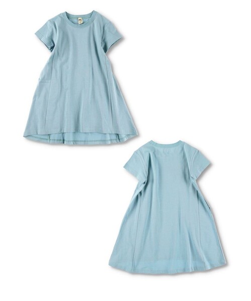 DRC branshes(ディーアールシーブランシェス)の「【WEB限定/DRC/お肌に嬉しい綿100%】サイド切替フレア半袖ワンピース(ワンピース・キッズ・フューシャピンク/チャコールグレー/ブルーグレー/ブラック/ラベンダー・120/140/100/150/90/110/130)」の19枚目の写真