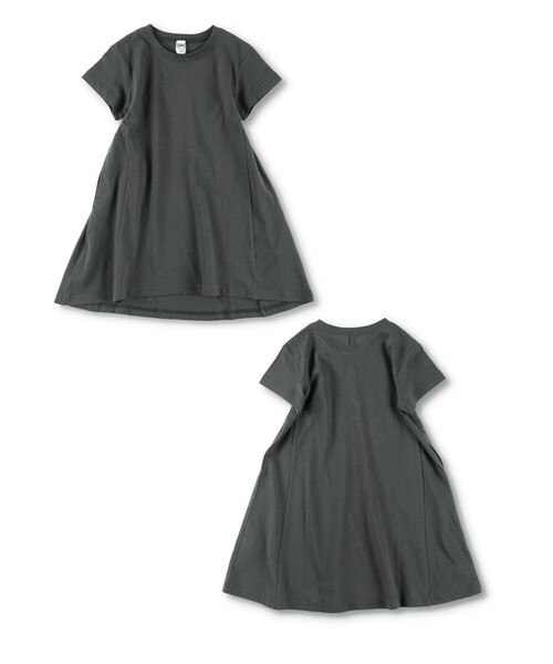 DRC branshes(ディーアールシーブランシェス)の「【WEB限定/DRC/お肌に嬉しい綿100%】サイド切替フレア半袖ワンピース(ワンピース・キッズ・フューシャピンク/チャコールグレー/ブルーグレー/ブラック/ラベンダー・120/140/100/150/90/110/130)」の20枚目の写真