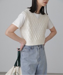 FREE'S MART | Vネックニットベスト(ベスト)